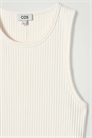 Тонкая хлопковая майка с ребристой поверхностью 1263409003 - Фото 14112254