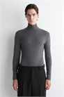 Джемпер с воротником Slim fit - шерсть 1264072003 - Фото 14112337
