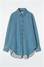Расслабленная джинсовая рубашка 1265157001 - Фото 14112498