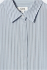Расслабленная рубашка в полоску 1269599001 - Фото 14113161