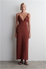 Платье-макси с V-образным вырезом 1283852002 - Фото 14115571