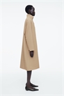 Трапециевидное пальто из шерстяного бленда 1283868001 - Фото 14115622