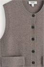 Жилет на пуговицах из мериносовой шерсти 1293442001 - Фото 14117918