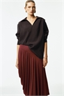 Асимметричная драпированная юбка-миди 1294630001 - Фото 14118963