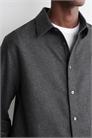 Свободная рубашка из шерстяной фланели 1304563001 - Фото 14121876