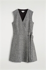 Kurzes wickelkleid aus tweed 1304886001 - Фото 14122045