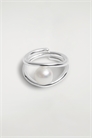 Кольцо с плавающей жемчужиной 1305038001 - Фото 14122086
