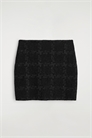 Блестящая мини-юбка из трикотажа букле 1311604001 - Фото 14123228