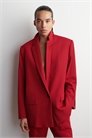 Однобортный блейзер из шерстяного микса 1316170001 - Фото 14123488