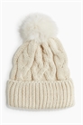 Вязаная на спицах шапочка с помпоном 1102962007 - Фото 14124839