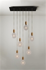 Металлический подвесной светильник с 7 лампочками 1204372001 - Фото 14125331