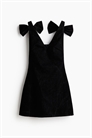 Мини-платье с декором в виде банта 1309073001 - Фото 14128960