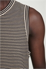 Полосатый хлопковый танк-топ с текстурной вязкой 1281651001 - Фото 14134196