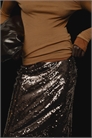 Юбка из пайеток с отделкой бахромой 1317731001 - Фото 14136434