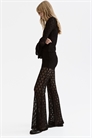 Расклешенные брюки с кружевной отделкой 1316735001 - Фото 14138619