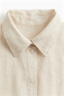 Длинная льняная рубашка 1201142003 - Фото 14140195