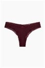 Трусы-бразильяна из микрофибры и кружева в упаковке из 5 штук 1261552015 - Фото 14140357