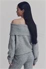 Джемпер с отворотом на плечо 1310982002 - Фото 14143367