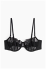 Кружевной бюстгальтер-балконет без подкладки 1219340001 - Фото 14143874