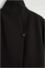 Блейзер с воротником-шалью из шерстяного бленда 1313757001 - Фото 14144827