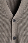 Кардиган из ребристого трикотажа Relaxed Fit 1311084001 - Фото 14145618