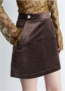 Бархатная мини-юбка 1285744003 - Фото 14147501