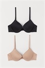 Бюстгальтеры пуш-ап из микрофибры в упаковке из 2 штук 0506098018 - Фото 14150350