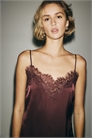 Атласное платье-слип с кружевной отделкой 1323795002 - Фото 14151241