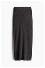 Юбка из блестящего трикотажа в рубчик 1261274002 - Фото 14151993