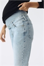 Зауженные прямые высокие джинсы MAMA 1313039002 - Фото 14161313