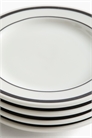 Набор из 4 фарфоровых боковых тарелок 1328954001 - Фото 14162303