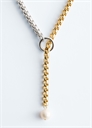 Двухцветное ожерелье-лариат артикул 1322234001