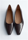 Плоские кожаные балерины 1320484002 - Фото 14166378
