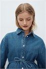 Джинсовая блузка MAMA 1315507001 - Фото 14170712
