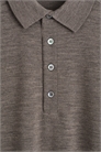 Вязаная рубашка-поло из мериносовой шерсти артикул 1302816001