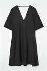 Объемное мини-платье с V-образным вырезом 1240947001 - Фото 14172765