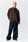 Фланелевая рубашка в клетку с пуговицами 1312661002 - Фото 14182257