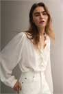 Блузка из вискозы с оборками 1317759001 - Фото 14184781
