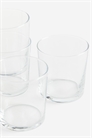 Стеклянные стаканы в упаковке по 4 штуки 1214436001 - Фото 14185654