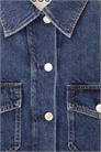 Укороченная джинсовая куртка артикул 1183966001