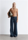 Джинсы с широкими штанинами артикул 1259943010