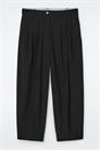 Широкие брюки со складками артикул 1234962001