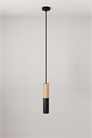 Подвесной светильник из дерева и металла с точечным освещением артикул 1229763001