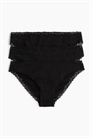 Трусы из ребристого хлопка в упаковке из 3 штук 1241997002 - Фото 14210170