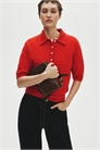 Рубашка-поло из смеси мохера артикул 1323529001