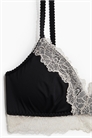 Мягкий бюстгальтер из микрофибры и кружева с мягкой подкладкой артикул 1273419001