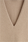 Жилет-туника с V-образным вырезом из шерсти артикул 1321257002