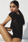 Бесшовное кружевное боди-стринги артикул 1289417001