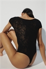 Бесшовное кружевное боди-стринги артикул 1289417001