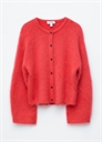 Кардиган из смешанной мохеровой пряжи с ворсом артикул 1329732003
